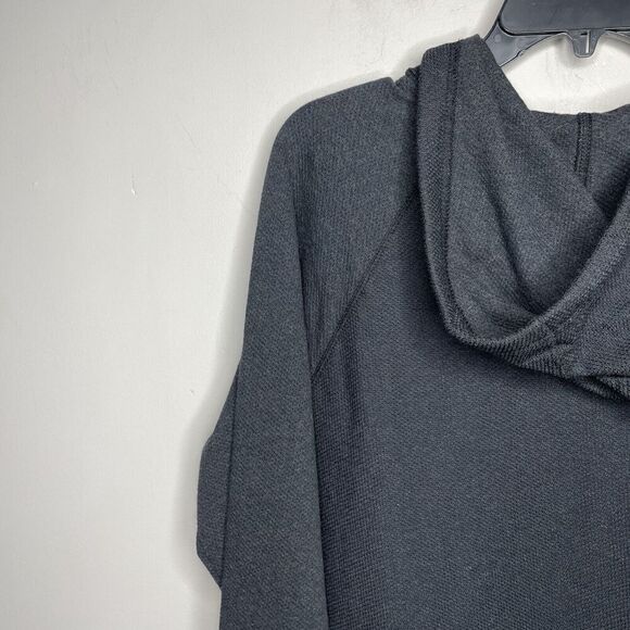 VANS Hoodie Men Medium Lightweight Sweatshirt NEW Charcoal Black Pullover - Picture 8 of 13